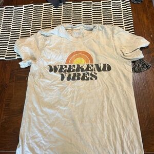 White tshirt has a few stains